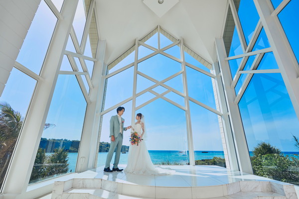 ザ・シーサイドガーデン ラグーン大聖堂　byワタベウェディング