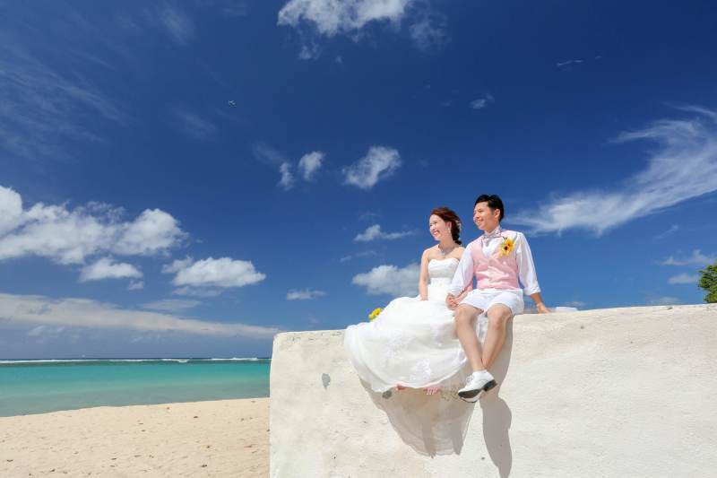 ハワイの青いビーチで最高のロケーションでフォトウェディング_7142_投稿写真_2