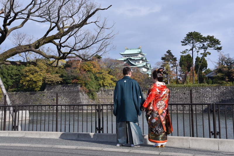 和装にぴったり！名古屋城と紅葉をバックに前撮り_16553_投稿写真_1