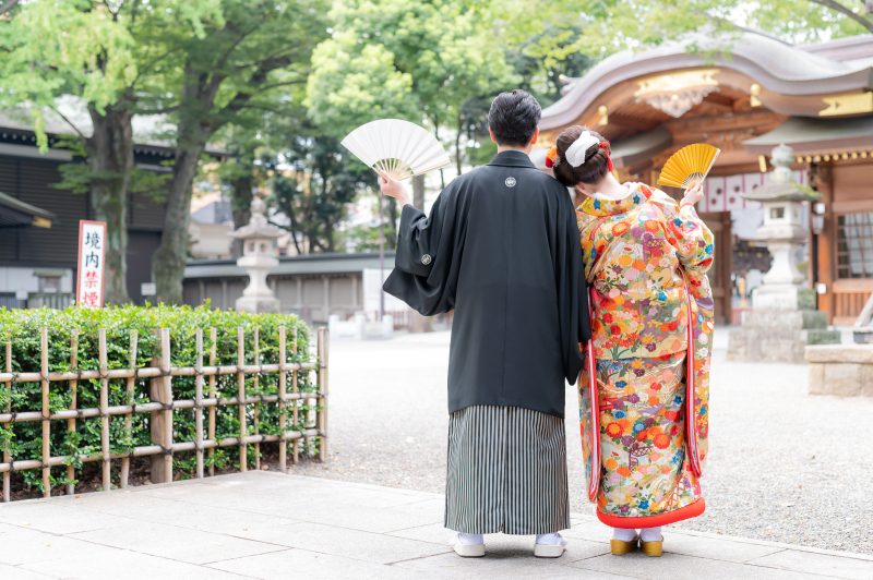 東京和装結婚写真【大國魂神社結婚式場】_投稿写真
