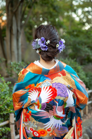 東京和装結婚写真【大國魂神社結婚式場】_アドバイス写真