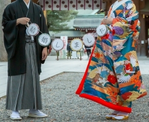 東京和装結婚写真【大國魂神社結婚式場】_アドバイス写真