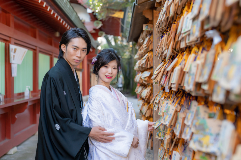 東京和装結婚写真【大國魂神社結婚式場】_投稿写真