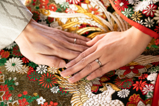 東京和装結婚写真【大國魂神社結婚式場】_アドバイス写真