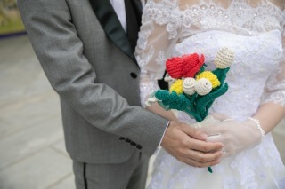 東京和装結婚写真【大國魂神社結婚式場】_アドバイス写真