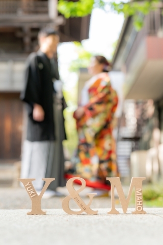 東京和装結婚写真【大國魂神社結婚式場】_アドバイス写真