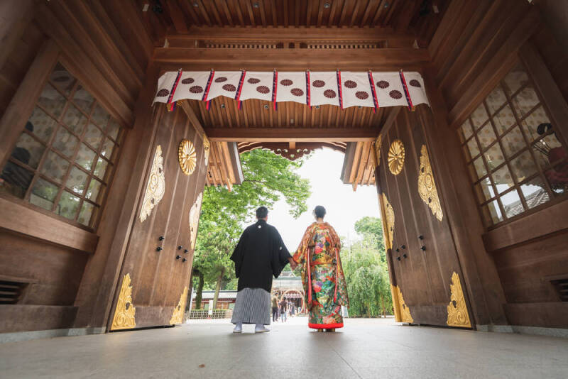 東京和装結婚写真【大國魂神社結婚式場】_投稿写真