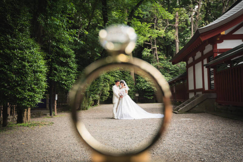 東京和装結婚写真【大國魂神社結婚式場】_投稿写真