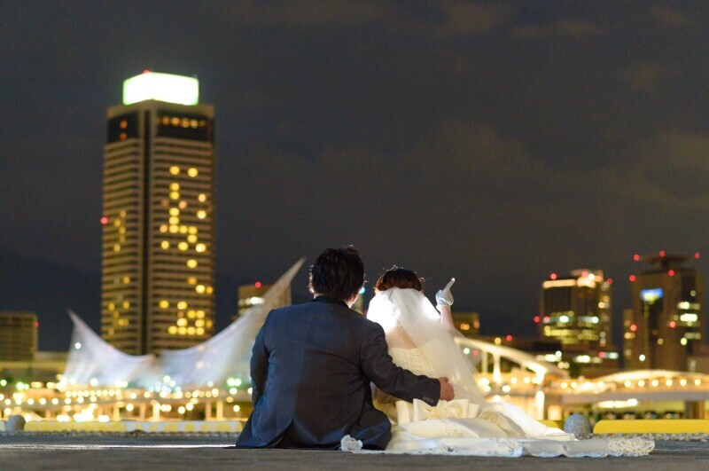 夜景が素敵なウェディングフォト_25136_投稿写真_2
