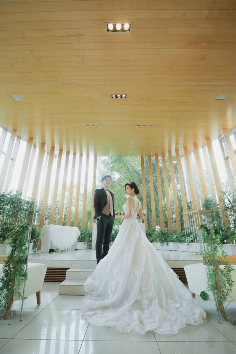 【チャペル】木のぬくもりと緑に癒されながらの撮影_28245_投稿写真_3