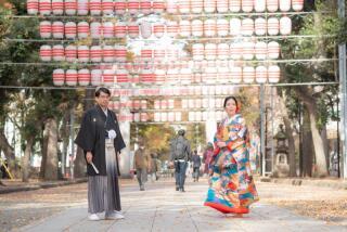 東京和装結婚写真【大國魂神社結婚式場】_アドバイス写真