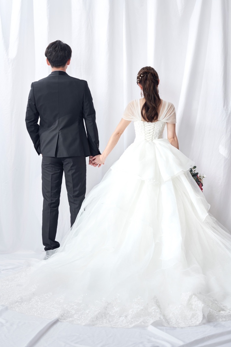 【新品未使用品】ウェディングドレス　韓国　フォトウェディング 韓国ウェディングドレス ドレス REIKOU 通販 17973944｜Creema