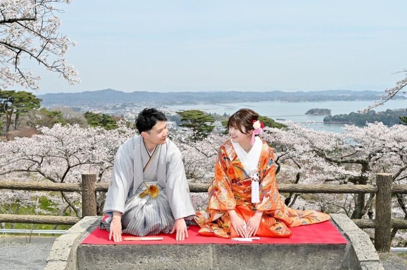 和装にぴったりの景色で撮影！天気も桜もバッチリ仕上がりも◎_31192_投稿写真_1