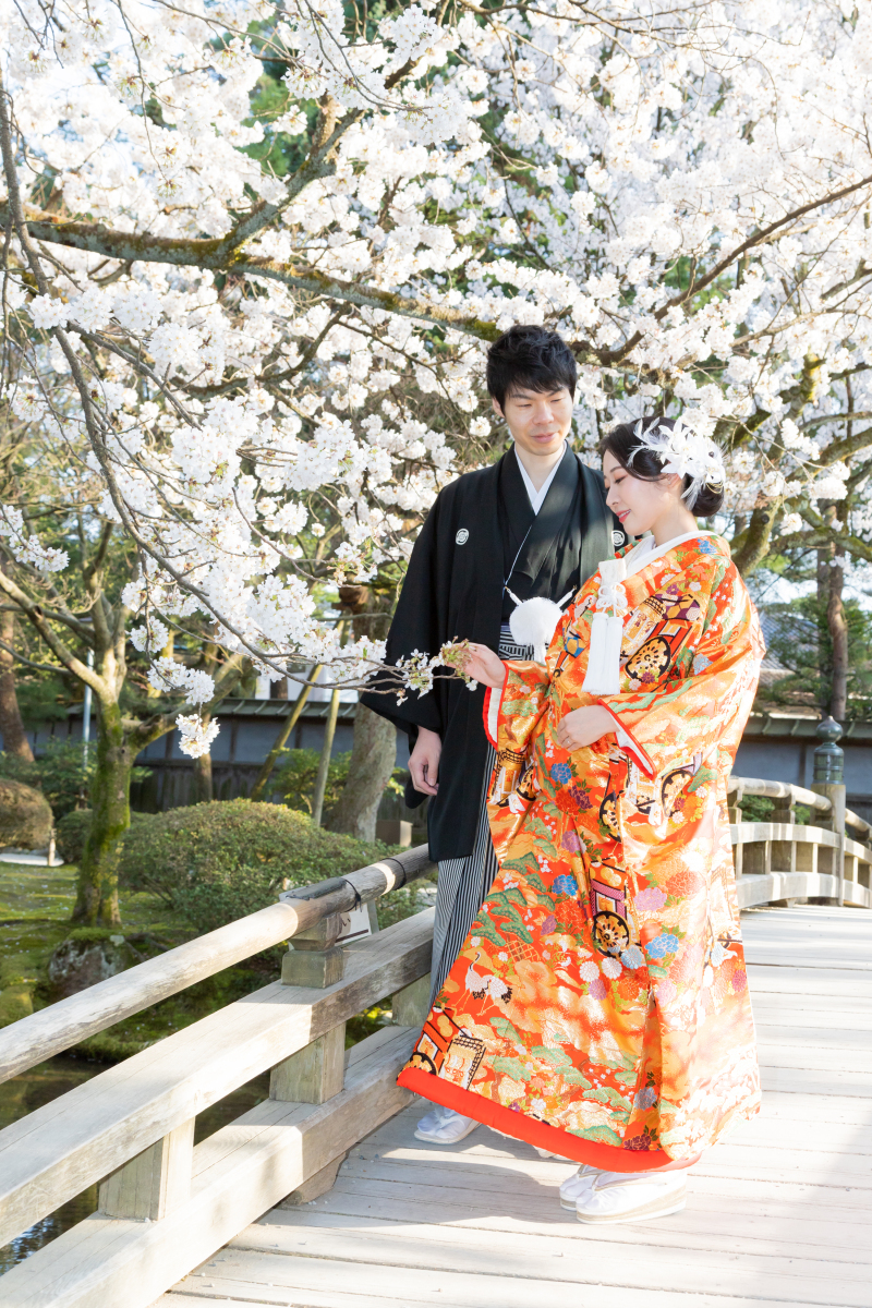 桜の兼六園での和装撮影_32973_投稿写真_1