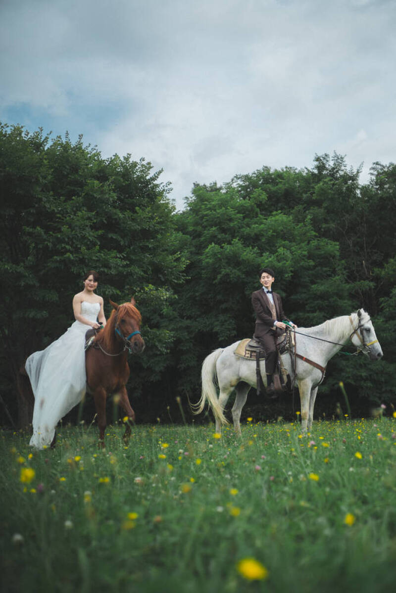 馬に乗りながらフォトウェディング_34494_投稿写真_1