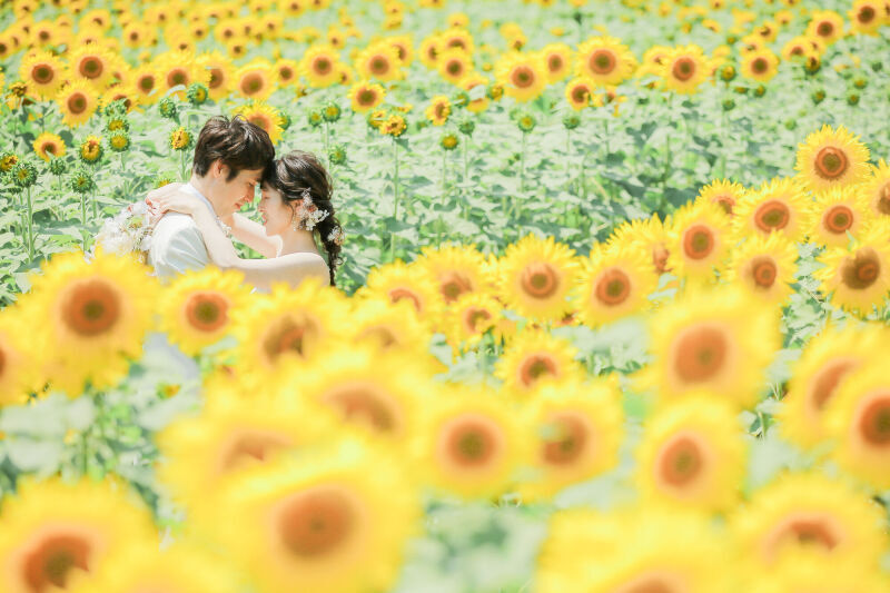 満開のお花に囲まれたブライダル記念撮影は魅力的！_34470_投稿写真_2