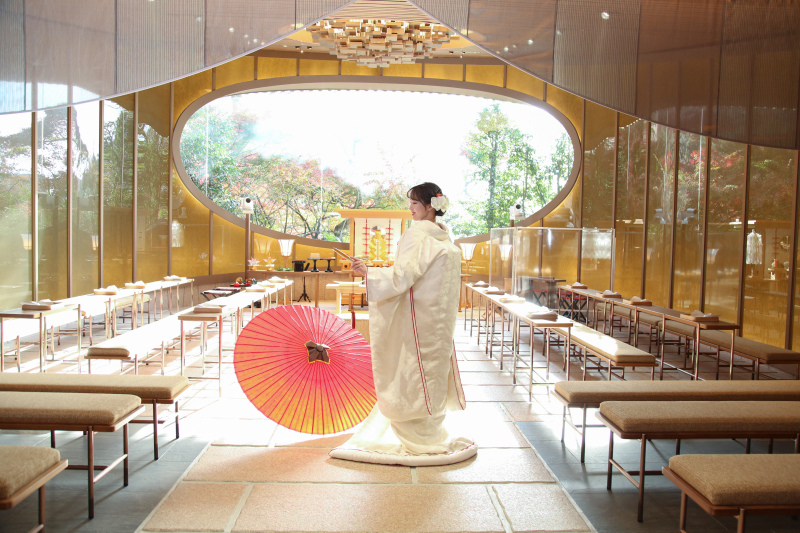 和装にぴったりの庭園撮影が魅力的です。雲海もまた素敵です！_35053_投稿写真_1