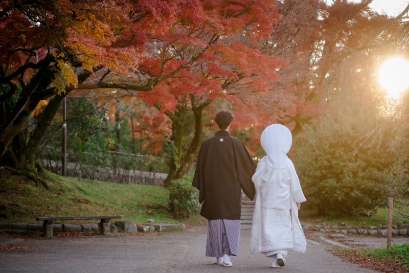 紅葉のなかで和装を_37490_投稿写真_2