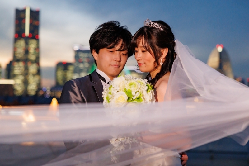 横浜の夜景で前撮りにぴったり！_43798_投稿写真_1