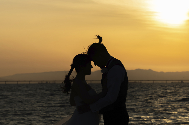 海での太陽と夕日の両方いいとこどり撮影できます！_39742_投稿写真_2