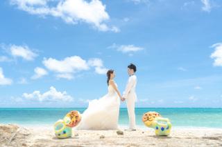 BlueSoda石垣島/宮古島クラフトフォトウェディング_アドバイス写真