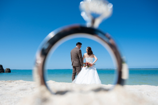 沖縄ウェディングフォト　北谷店_アドバイス写真