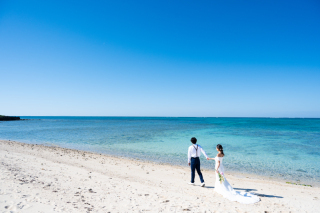 沖縄ウェディングフォト　北谷店_アドバイス写真