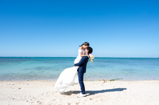 沖縄ウェディングフォト　北谷店_アドバイス写真