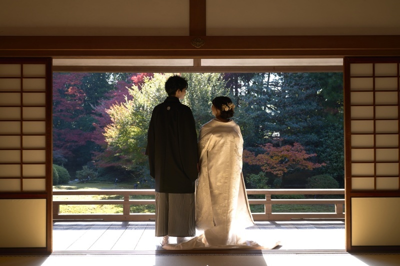 紅葉と白無垢で素敵な写真が撮れました_45961_投稿写真_1