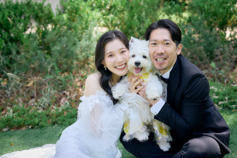 愛犬と撮れて良かった◎スタジオも自然豊かなガーデンも最高_54879_投稿写真_1