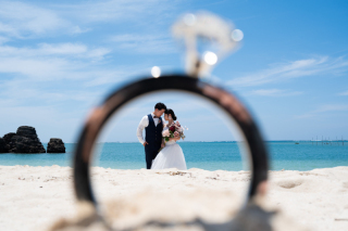 沖縄ウェディングフォト　北谷店_アドバイス写真