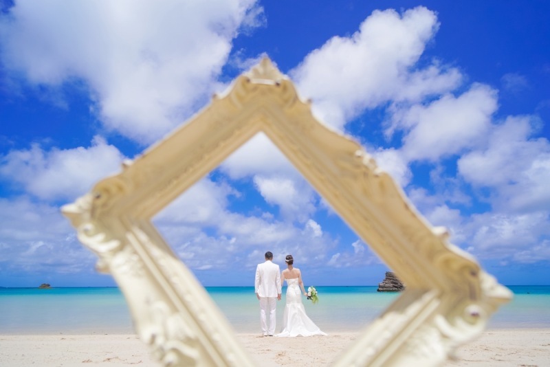 ビーチウェディング 美しい沖縄の海と空でロマンチックな撮影_49200_投稿写真_2