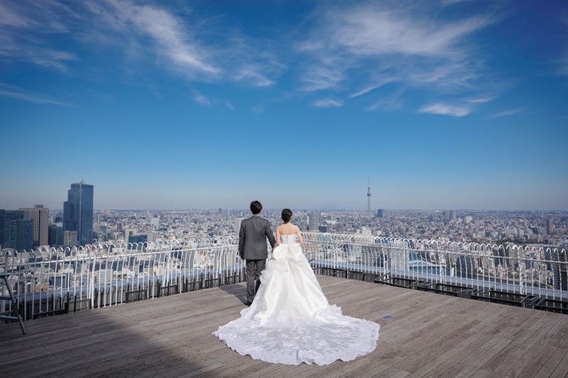 高層階の景色を眺めながらスカイツリーと東京タワーと共に撮影！_51996_投稿写真_1