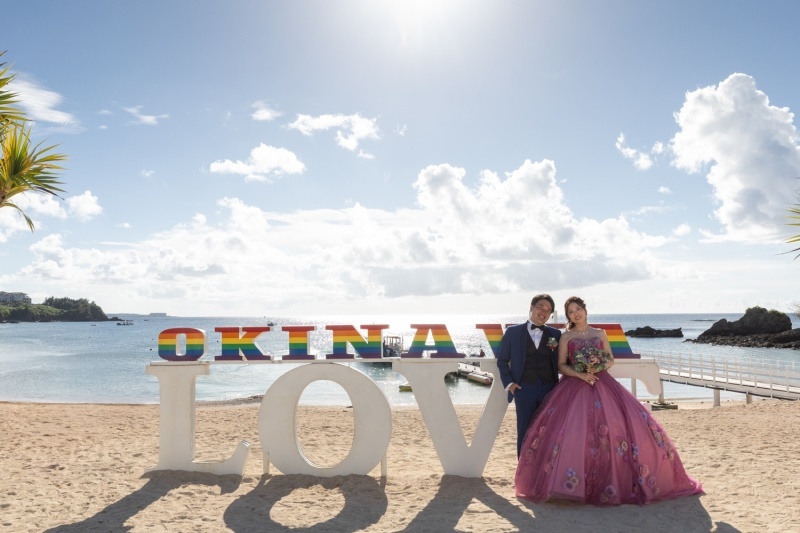 【衣装豊富!ビーチ撮影がおすすめ】チャペルとビーチ撮影◎_50378_投稿写真_1