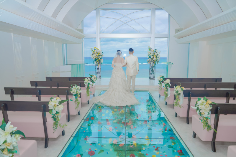 BCZプランのチャペルが最高！反射するお花が綺麗！_51919_投稿写真_3