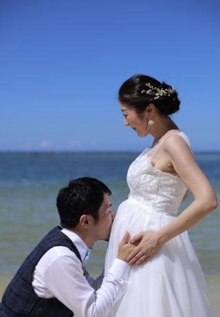 沖縄ウェディングフォト　北谷店_アドバイス写真