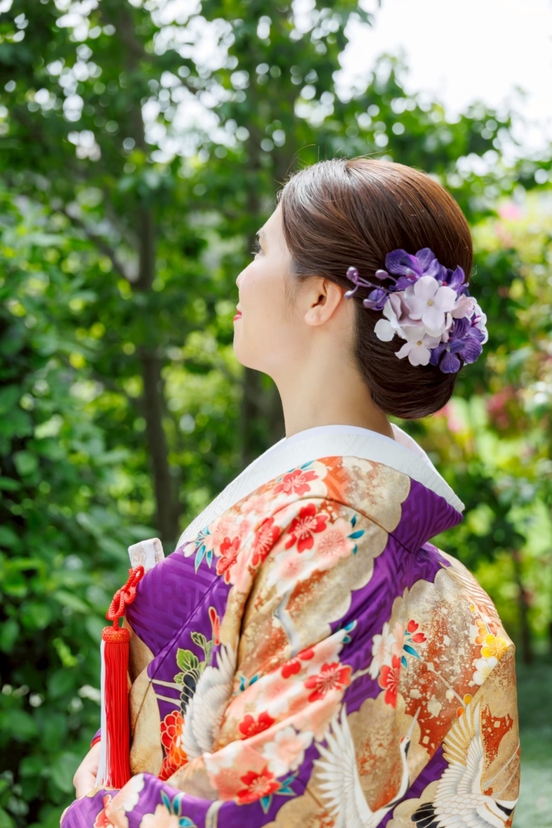 歴史を感じる庭園で和装フォト_51624_投稿写真_3