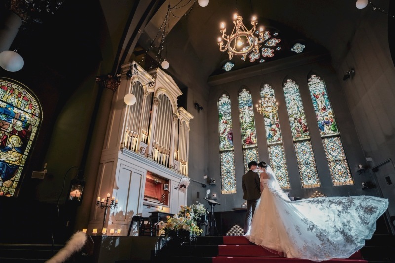 美しいステンドグラスのチャペル・紅葉の日本庭園でのW撮影_51714_投稿写真_2