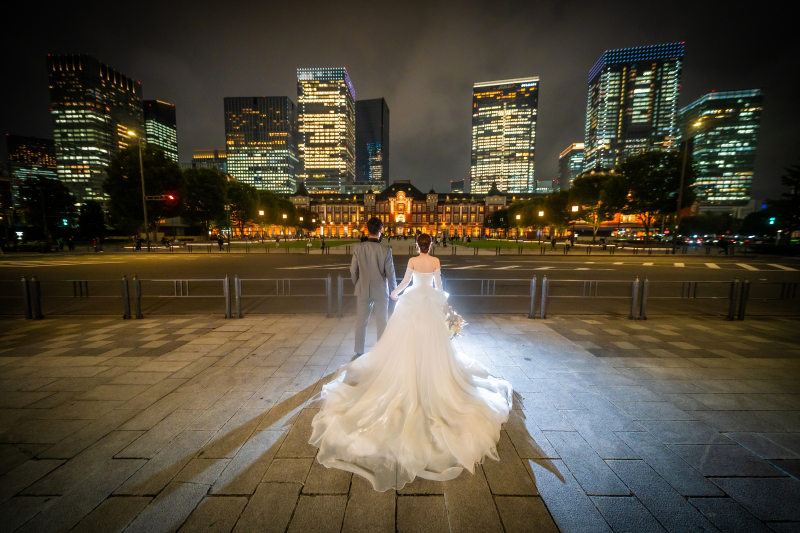 夜のローケーション撮影がおすすめ ドレスが映えて幻想的◎_51718_投稿写真_2