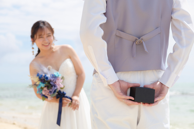 沖縄の美しい海を舞台に、憧れが詰まった最高の前撮り_52847_投稿写真_1