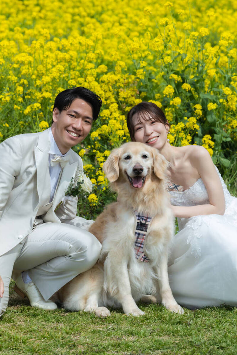 【大好きな愛犬と一緒に】季節のお花に囲まれるロケーション撮影_54560_投稿写真_1