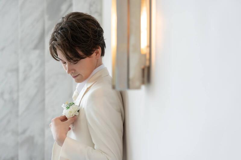 フォトウエディングならでは！普段は見えない角度からの撮影