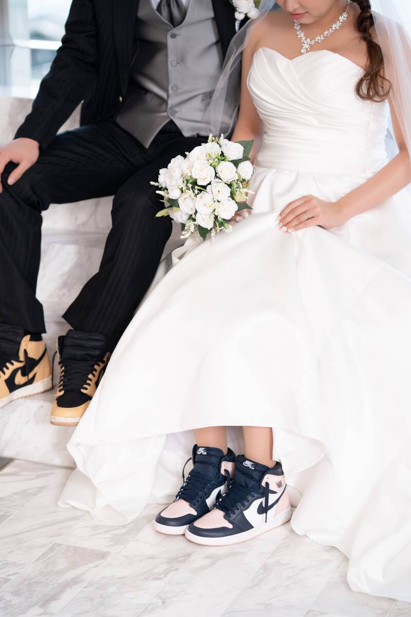 白いウエディングドレス