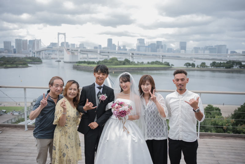 【10/24限定】フォトウェディング＋会食｜東京湾大華火祭&times;10名プラン