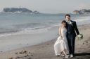 七里ヶ浜で海フォトウェディング☆