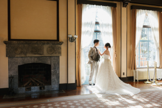 【おしゃれな洋館で】洋館で撮るレトロなウェディングフォト