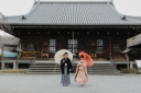 お寺で和装撮影!