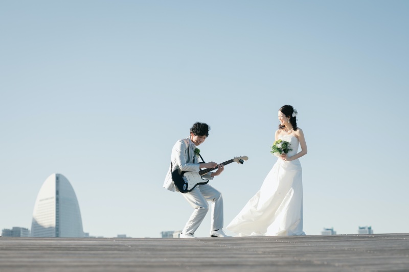 お二人らしく撮影を楽しむ♫