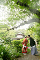 お寺や日本庭園で和装撮影♪