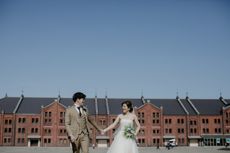 横浜赤レンガ倉庫でのロケーションフォト♪